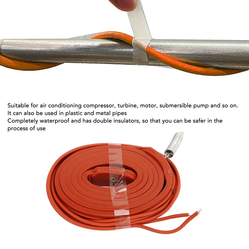 AC220V 75W Water Pipe Heat Tape Freeze Protection Piping Heating