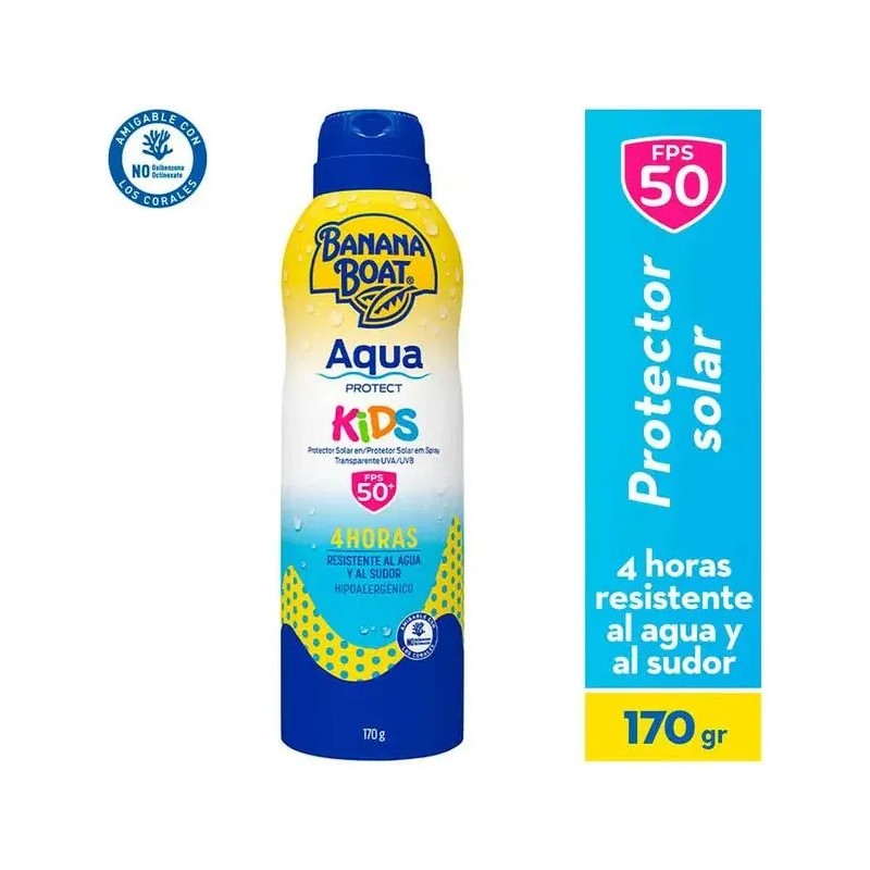 Banana Boat Aqua Protect Niños Fps 50 - 170g