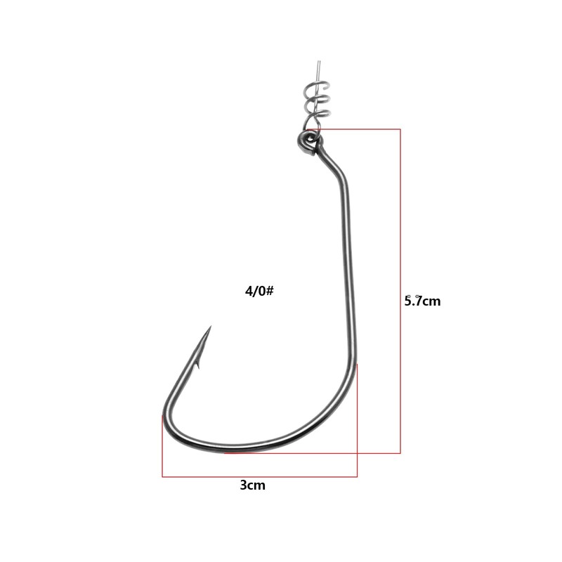 Be In Your Mind Pack of 10 #4/0 Offset Hooks