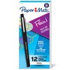 Paper Mate Flair Felt Tip Pens, Medium Point (0.7mm), Black,
