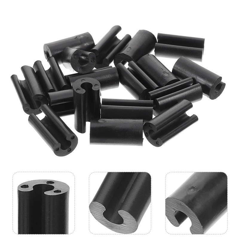 Luxshiny 50pcs Rubber Feet for Sink Grid U Shape Sink