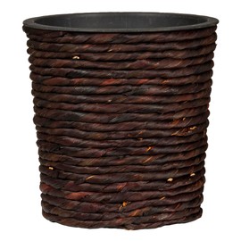 Scheurich Water Hyacinth 24 Basket Planter/Basket Planter/Basket Pot Made of Water Hyacinth, Colour: Brown, 24 cm Diameter, 24 cm High, 13 Litres Vol.