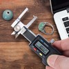 Electronic Digital Caliper, 1.5V Stainless Steel Micro Electronic Digital Display