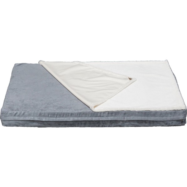 PetBed4Less 55" L x 47" W x 4" H Orthopedic
