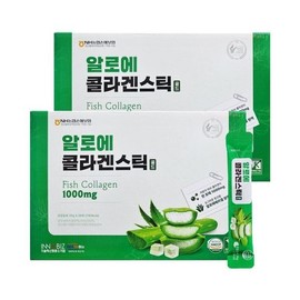 Aloe Collagen Stick 26 Packs, 2 Boxes, The Zone Health / 알로에 콜라겐 스틱 26포 2박스 더존건강