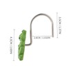 Twofishes Green Frog Shower Curtain Hooks S/12 Decorative Frog Shower