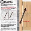 BOODVON 14" Gate Spring Self Closing Heavy Duty Door Springs
