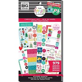 TSCTBA Happy Planner Sticker Value Pack, Christmas Joy, 979