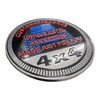 Flip Flop Rated - Solid Stainless Steel Metal 4x4 Badge
