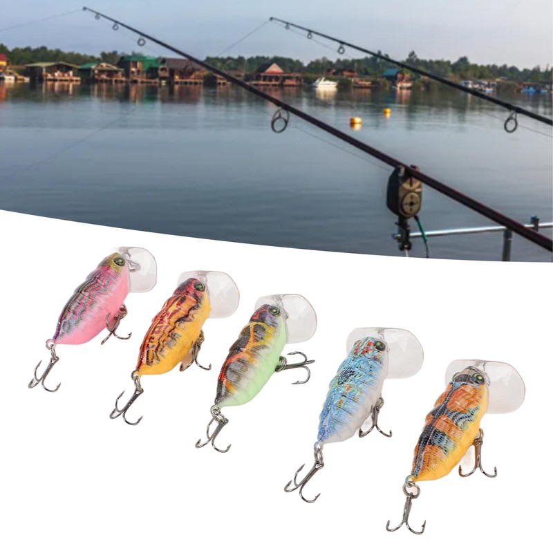 Cicada Fishing Lures Life Like Swimbait Fishing Bait Set with
