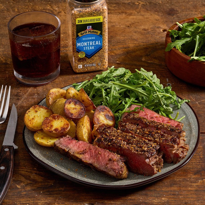McCormick Grill Mates Montreal Steak Seasoning, 25% Less Sodium, 10