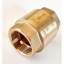H2O-Flex® DN20 Check Valve 3/4 Inch Completely Made of Brass, up to 90 °C, 25 Bar Short Length
