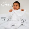 Petite Piccolo Clip Bibs, Baby Bibs, 2 Pack, Drool Bibs,