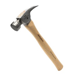 Big Horn 15150 14 Oz Tiger Titanium Hammer With Straight Hickory Handle