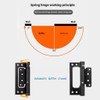 CJQZP Self Closing Door Hinges 2 Pack – 5" Spring