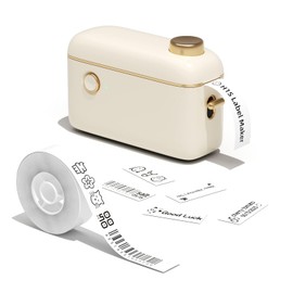 NIIMBOT Continuous Sticker Paper for H1S Label Printer, 7.5m/Roll (Beige)