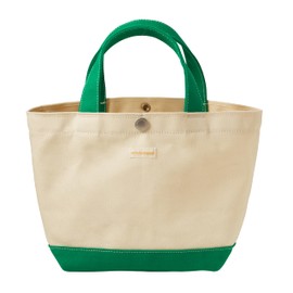 Mikihouse 10-8227-686 Web Exclusive Tote Bag, Logo, Canvas, Plain, Made in Japan, Boys, Girls, Babies, Kids, Children's Clothes, Adults, Ladies, Mama Bag, green