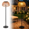 Pipigaty Solar Floor Lamp, 54'' Outdoor Floor Lamps for Patio