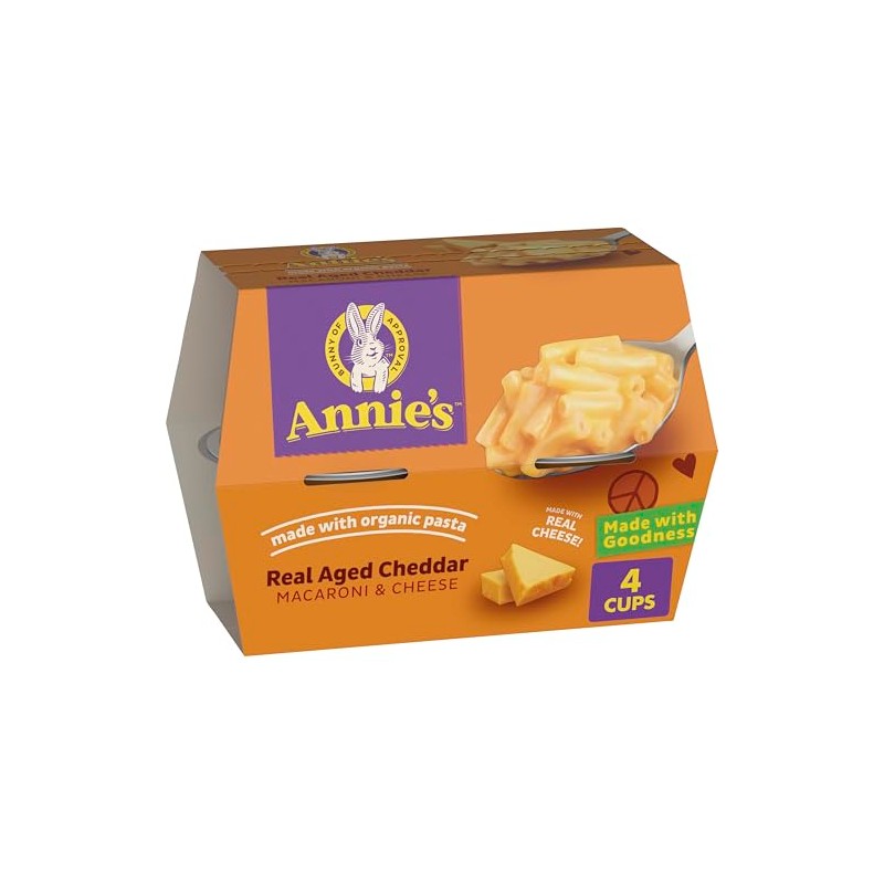 Annie's Real Aged Cheddar Microwave Mac and Cheese with Organic