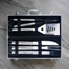 BBQMaster Elite 5-Piece Portable BBQ Tool Set – Spatula, Tongs,