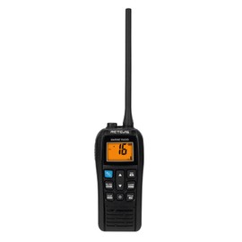 Retevis RM22 Marine Radio, Handheld Floating Radio, High Power, Noise Cancelling Mic, Backlit LCD Display, NOAA Weather, 2200mAh Battery
