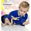 Puzzled 3D Puzzle Dragon Building Kit - Wooden Dragon Puzzle