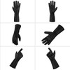 Hugger Men's Unlined Extra Long Water Resistant Leather Gauntlet Glove