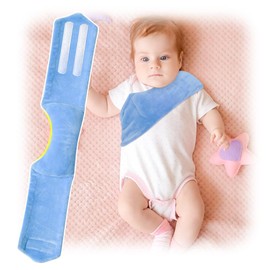 POWYS Torticollis Pillows for Infants Neck Support Newborn Toddler Car Seat Head Positioner for Traveling Sleeping Baby Kid Head Correction Adjustable Soft Cusion