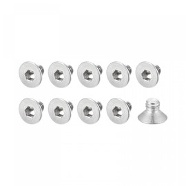 sourcing map Flat Head Countersunk Head M3 x 4 mm 40 Pieces 304 Stainless Steel Socket Cap for Furniture DIY