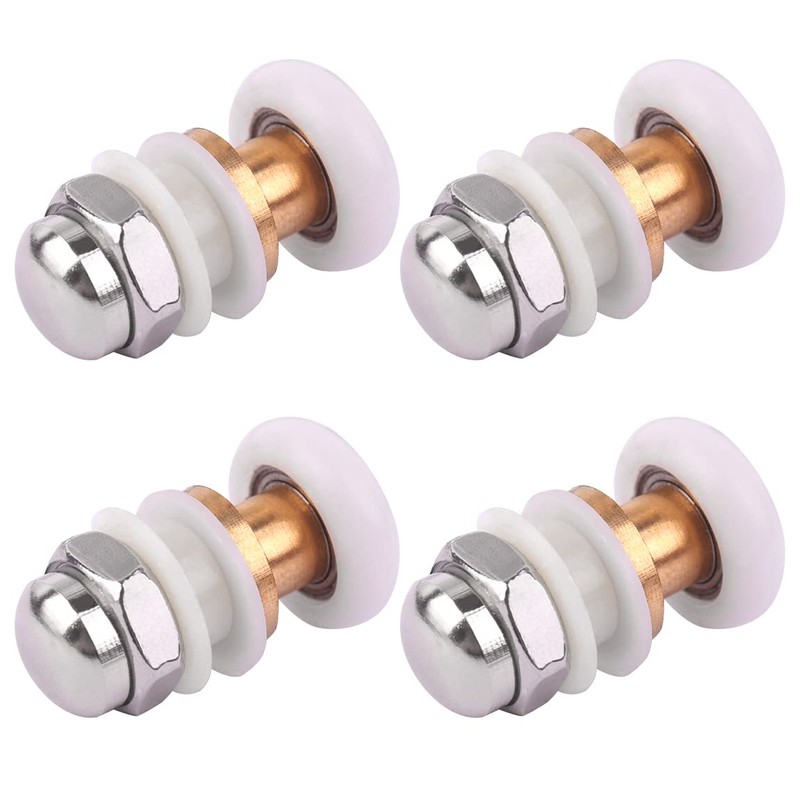 Atoplee 4pcs 23mm Wheel Diameter Shower Sliding Door Roller Runner