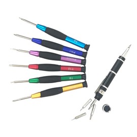 TC Sportline KU-20004 13-Piece Multi-function Pocket Precision Screwdriver Tool Set Kit