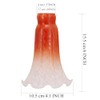 Lily Lampshade Only 2 Pack Orange Tulip Flower Glass Lamp