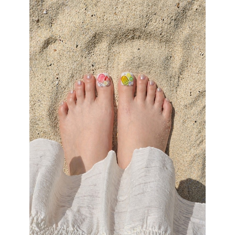 Pedicure Tips - 3D Pearl Conch / 패디큐어팁 - 3D