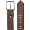 Red Bridge Men's Genuine Leather Belt Scratched, brown