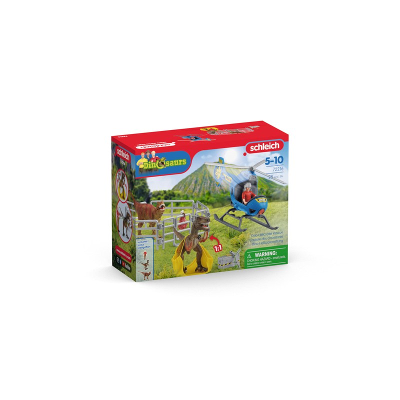 Schleich Dino Helicopter Rescue