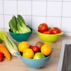 couponhub Heavy Duty 6 Inch Food Colander,Large Capacity Vegetable Strainer