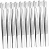 Baluue 30pcs Lash Tweezers Ergonomic Precision Tools for Crafting Eyelash