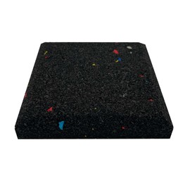 Nicoman Treadmill Mat Heavy Duty Fitness Gym Treadmill Pad, High Density Floors Carpets Protectors Home Gym Anti-slip Shock Absorbent 15mm 10 x 10cm (Galaxy Black, 1 Pack)