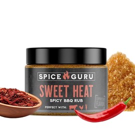 Spice Guru Sweet Heat BBQ Rub - Gifts for Men Who Cook, Gifts for Dad, Men Gifts, Dad Birthday Gift - Spices and Seasonings Sets - Steak Seasoning - Seasoning for Cooking and Grilling