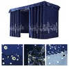 Mocarly Dorm Single Twin Bunk Bed Tents Drapes Dustproof Blackout