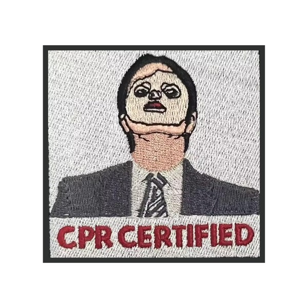 CPR Certified Morale Patch - Embroidery Patch Set for Sewing/Ironing