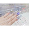  Premium Art Violet Handmade Nail Tips ✨ - Long