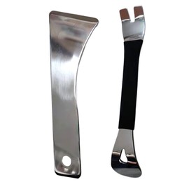 Auto Trim Removal Tool Kit - Stainless Steel Modification Crowbar,Portable Automotive Trim Remover Set for Dashboard Window Car Upholstery Rivet Stereo Windshield Repair