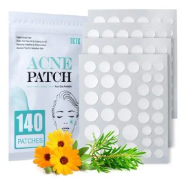 Parches Hidrocoloides Acne Invisibles TKTK 4 Tamaños 140 Piezas