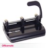 Officemate Heavy Duty Adjustable 2-3 Hole Punch with Lever Handle,