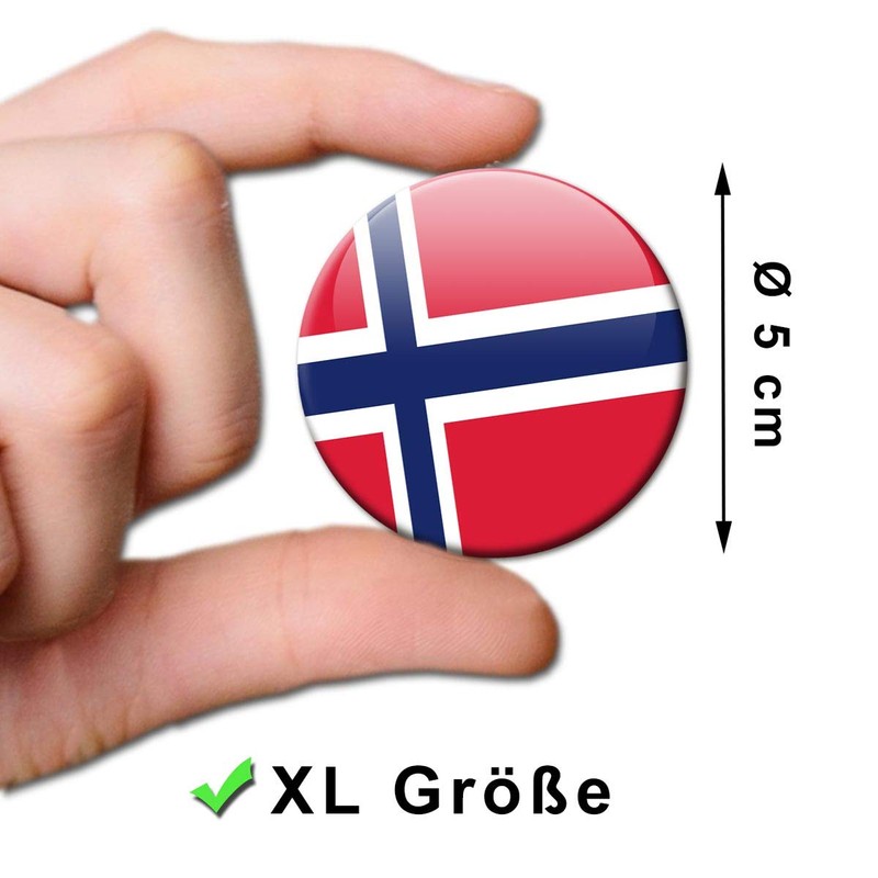 Norway Flag Fridge Magnet Countries Travel Souvenir Flag Fridge Magnet