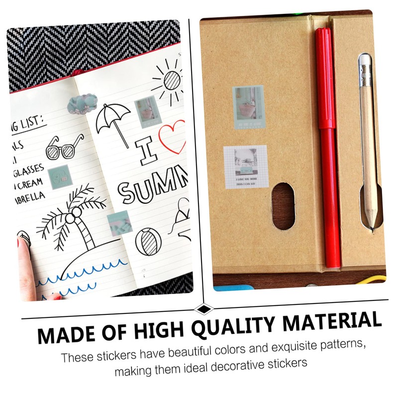 STOBOK 2 Packs Japanese Washi Paper Stickers Scrapbooking Supplies for