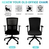 Tatuo 3 Pcs Computer Office Chair Cover Universal Rotating Chair
