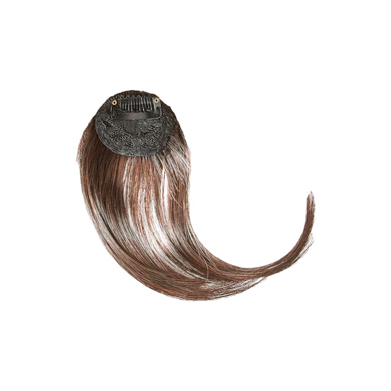 Copete Postizo Sintetico Con Clip Peluca Fleco Invisible Flequillo Falso