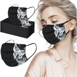 Mascarillas desechables 3 capas para mujer – 50 unidades cómodas y a la moda